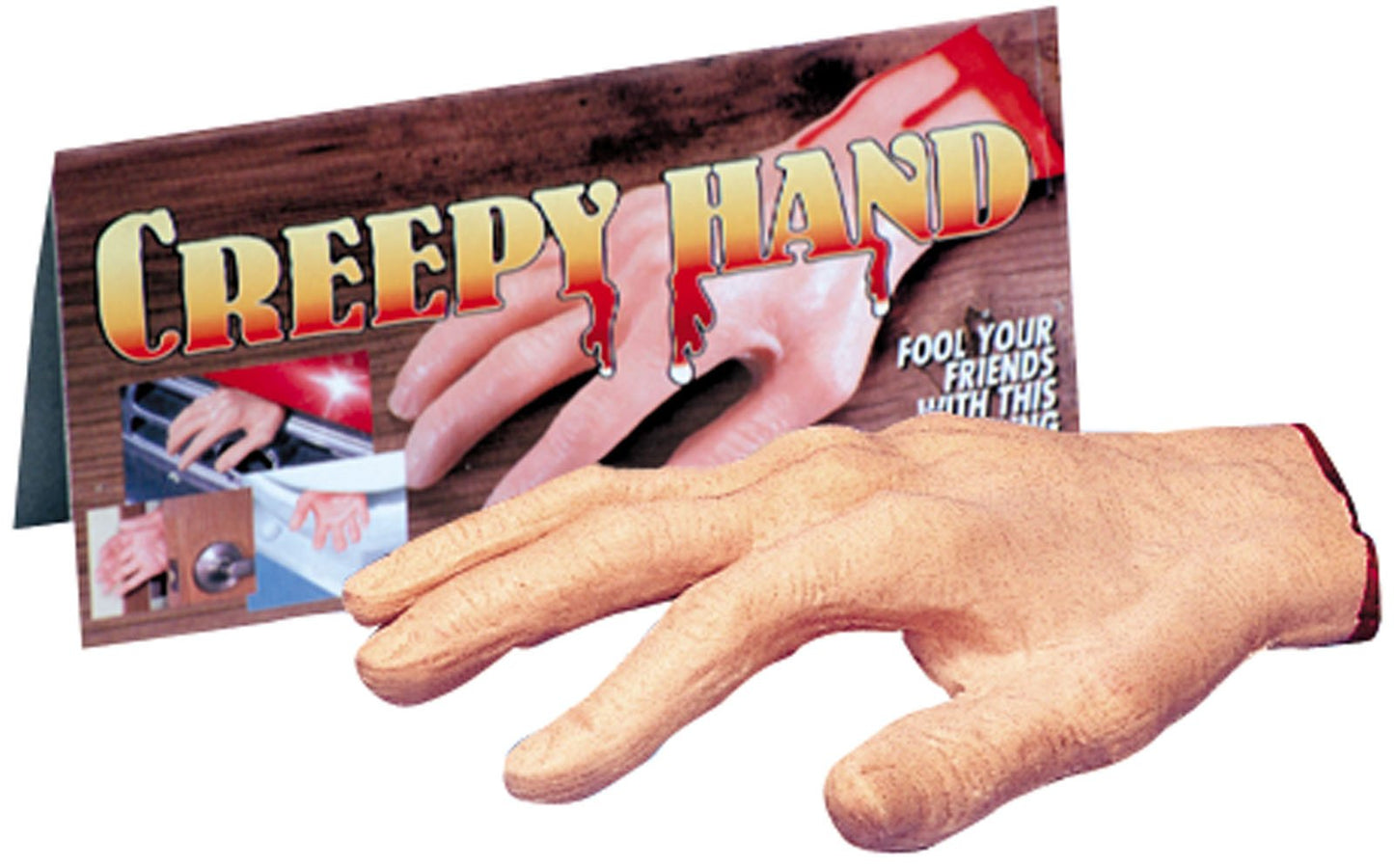 Empire Magic Creepy Severed Hand Halloween Prop – Pink & Red Novelty Decoration
