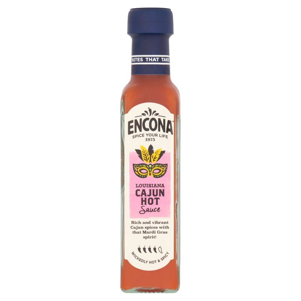 Encona Louisiana Cajun Hot Sauce 142ml (Case of 6)