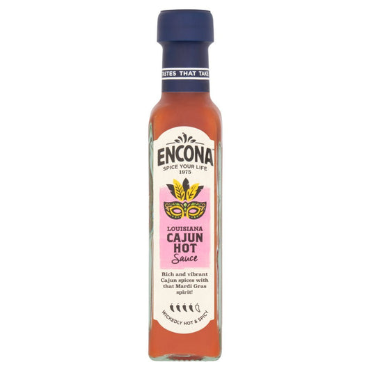 Encona Louisiana Cajun Hot Sauce 142ml (Case of 6)