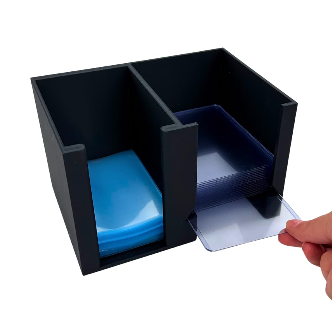 EnderToys CardCare Lite (Black) – Toploader Dispenser & Sleeve Holder