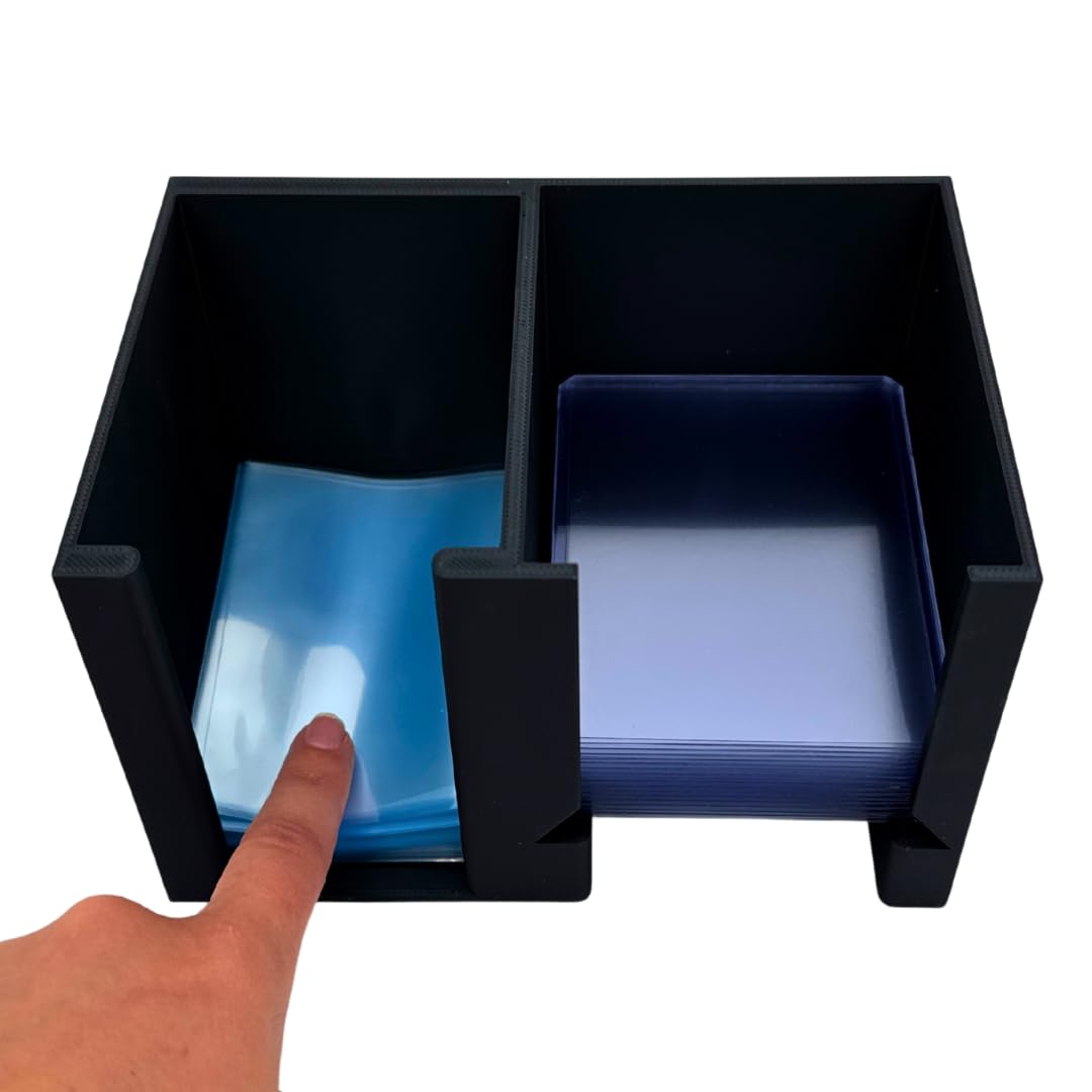 EnderToys CardCare Lite (Black) – Toploader Dispenser & Sleeve Holder