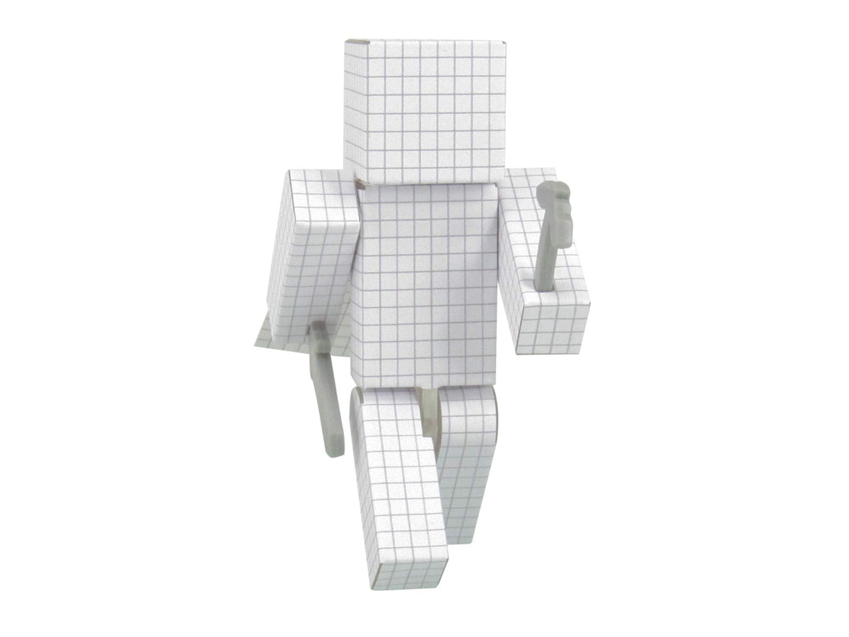 EnderToys Color-in Customizable Action Figure – 4-Inch Pixelaction Collectible