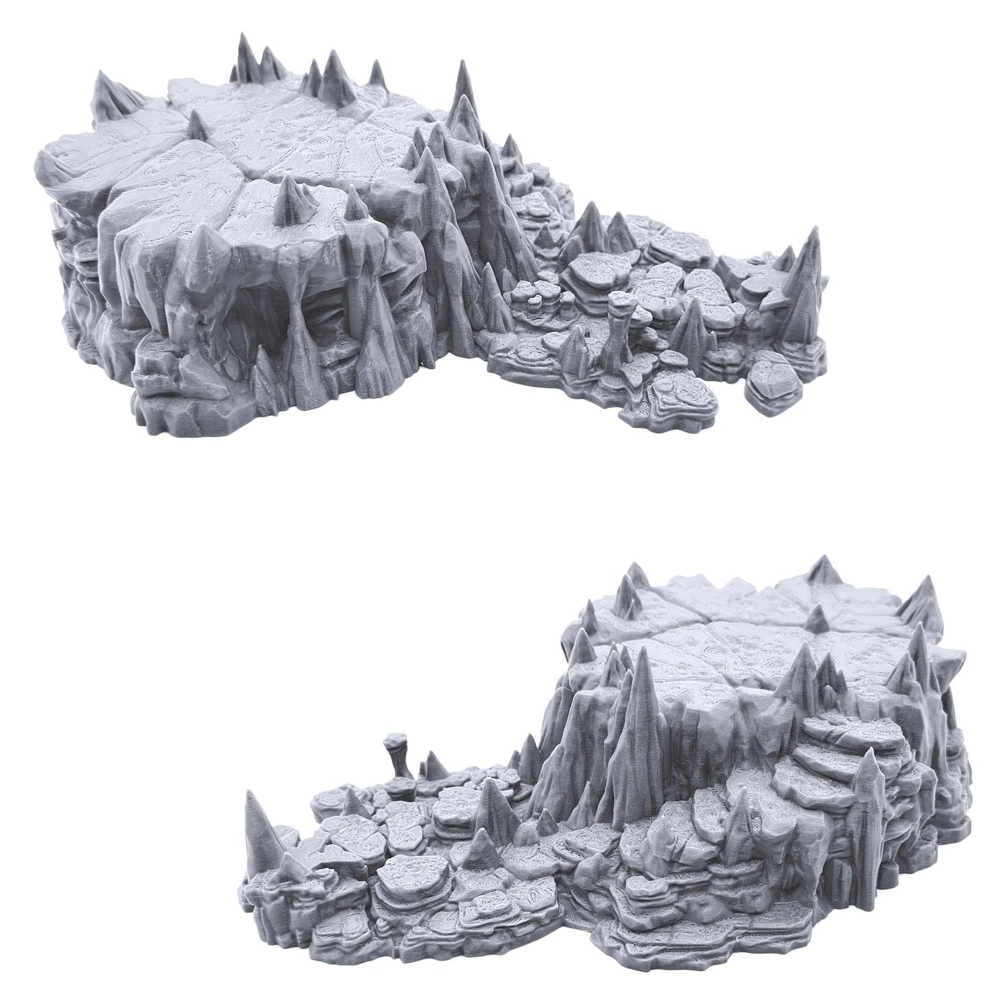 EnderToys Raised Caverns - 28mm DND Terrain for Tabletop Miniatures