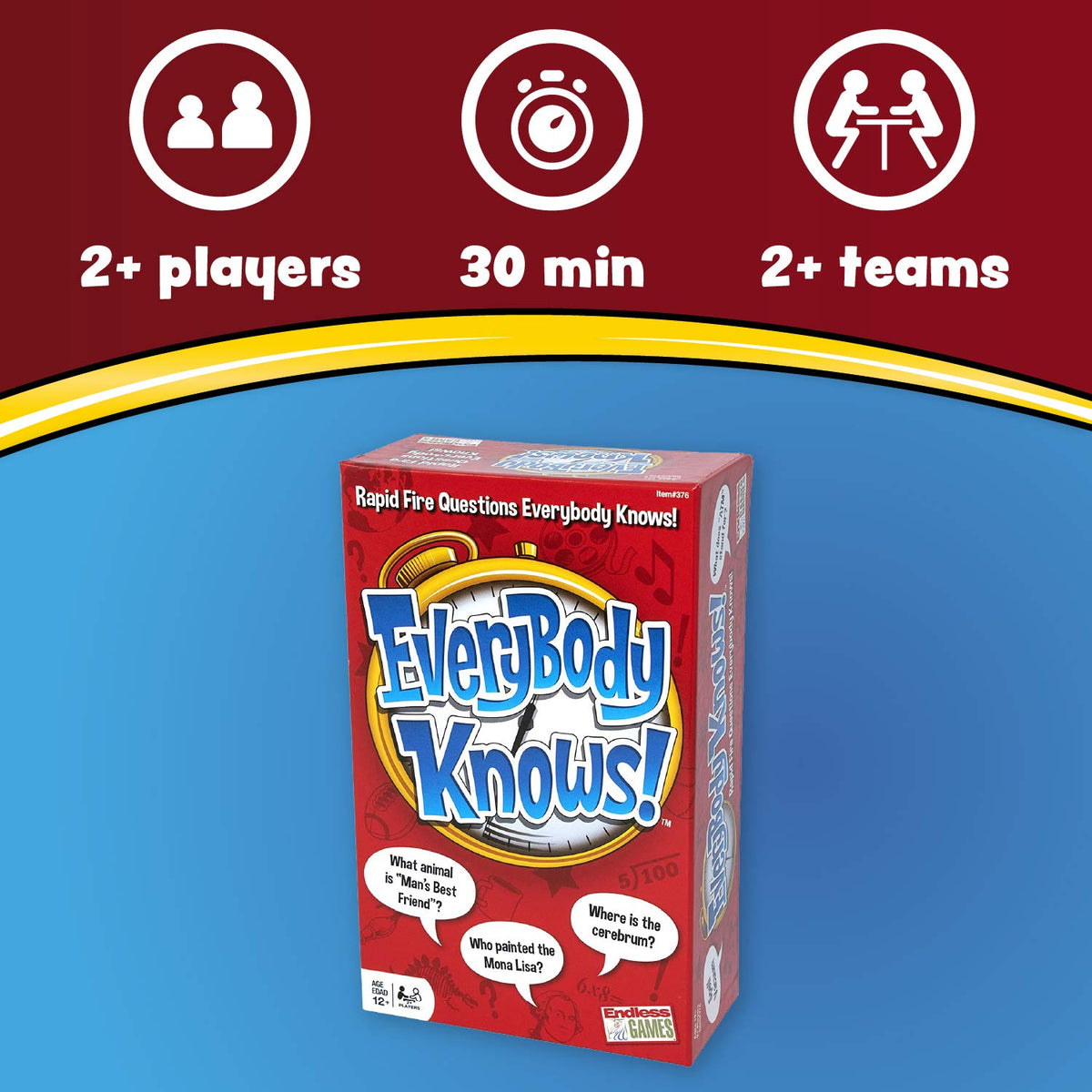 Endless Games Everyone Knows! 2018 Edition – Fast-Paced Trivia Card Game