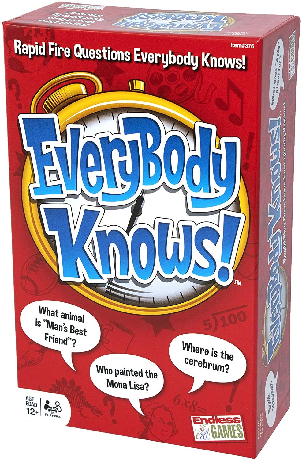 Endless Games Everyone Knows! 2018 Edition – Fast-Paced Trivia Card Game