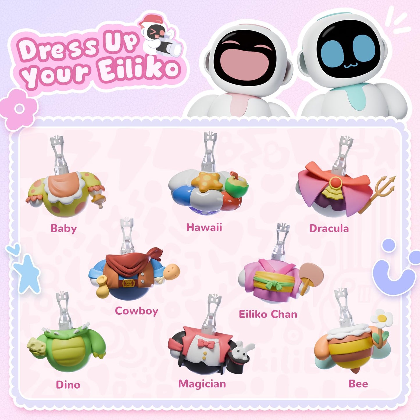 ENERGIZE LAB Eiliko Coral Pink – Tiny AI Charm Pendant for Daily Outfits