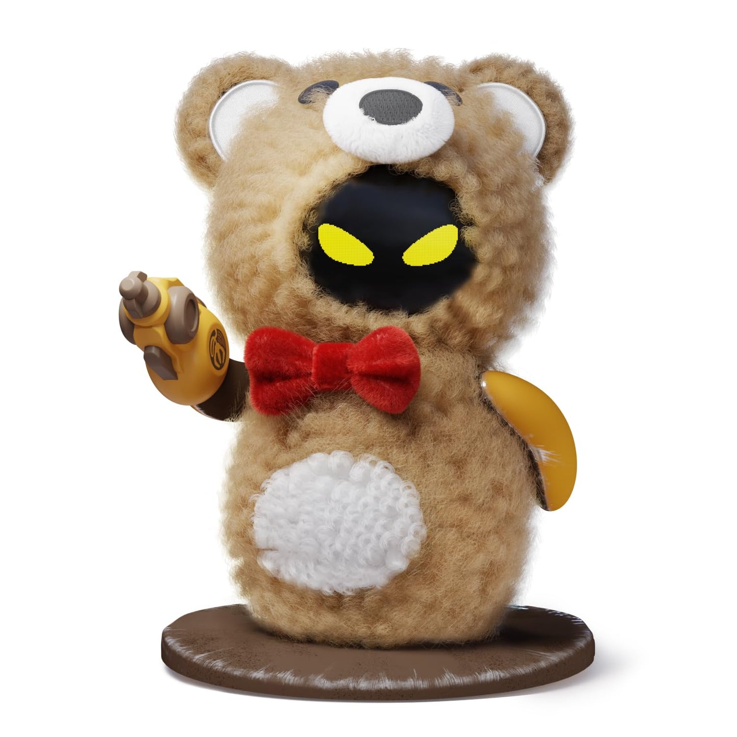 ENERGIZE LAB Eilik Teddy Bear Outfit – Soft Plush Costume for Your Desktop Companion