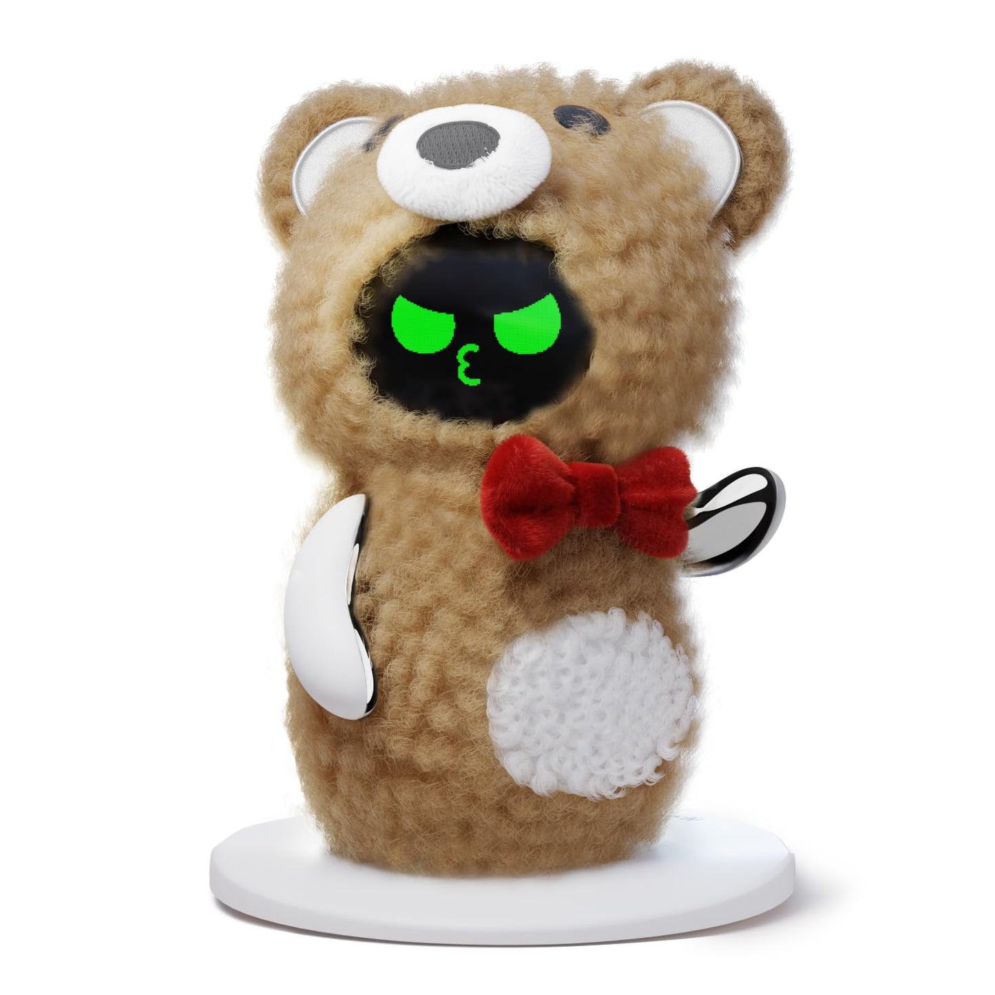 ENERGIZE LAB Eilik Teddy Bear Outfit – Soft Plush Costume for Your Desktop Companion