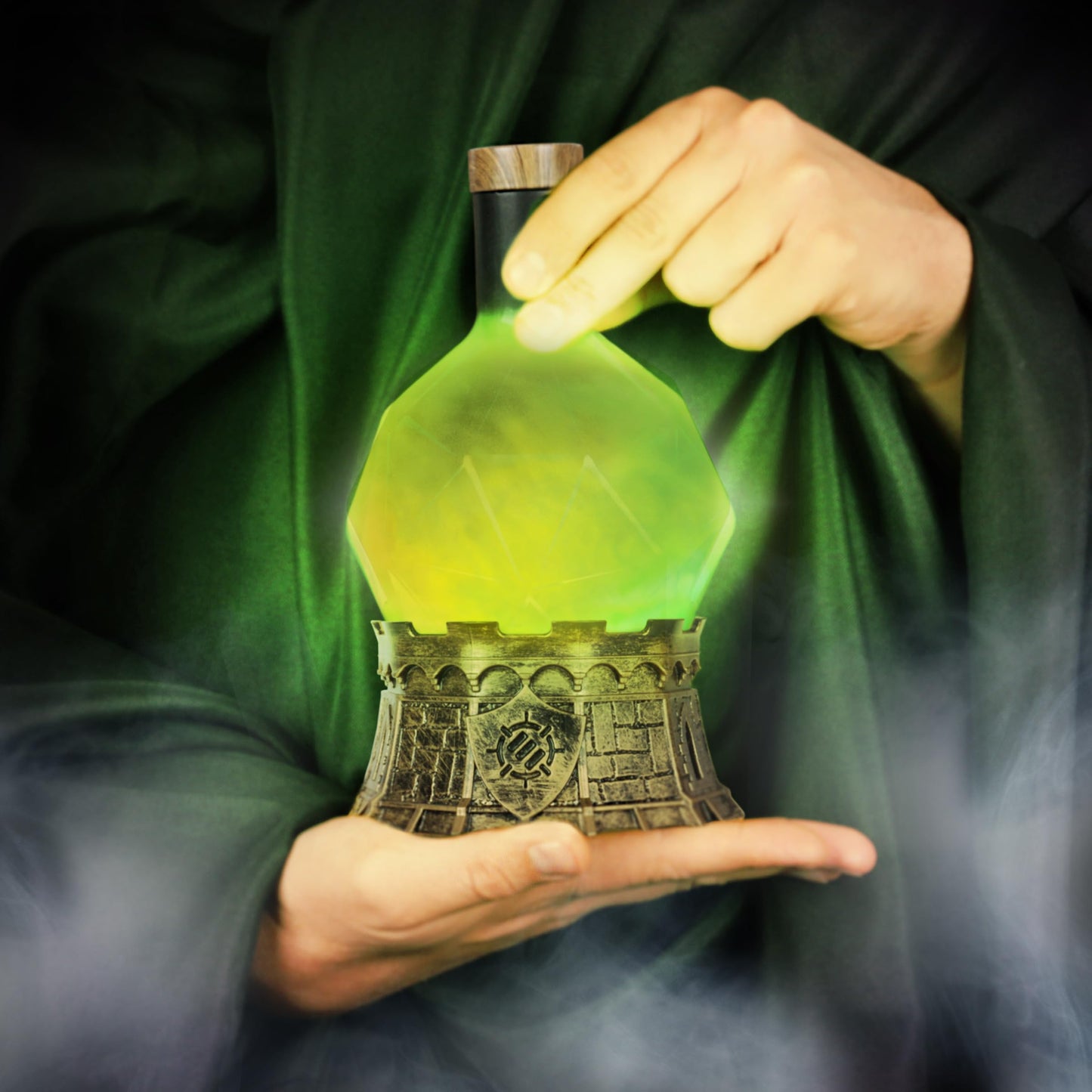 ENHANCE Gaming Sorcerer's Potion Light – Green Swirl Mood Lamp for RPG Immersion