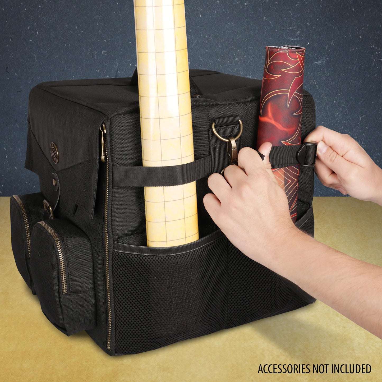 ENHANCE Board Game Shoulder Bag – Reinforced Storage, Padded Strap & Accessory Pockets