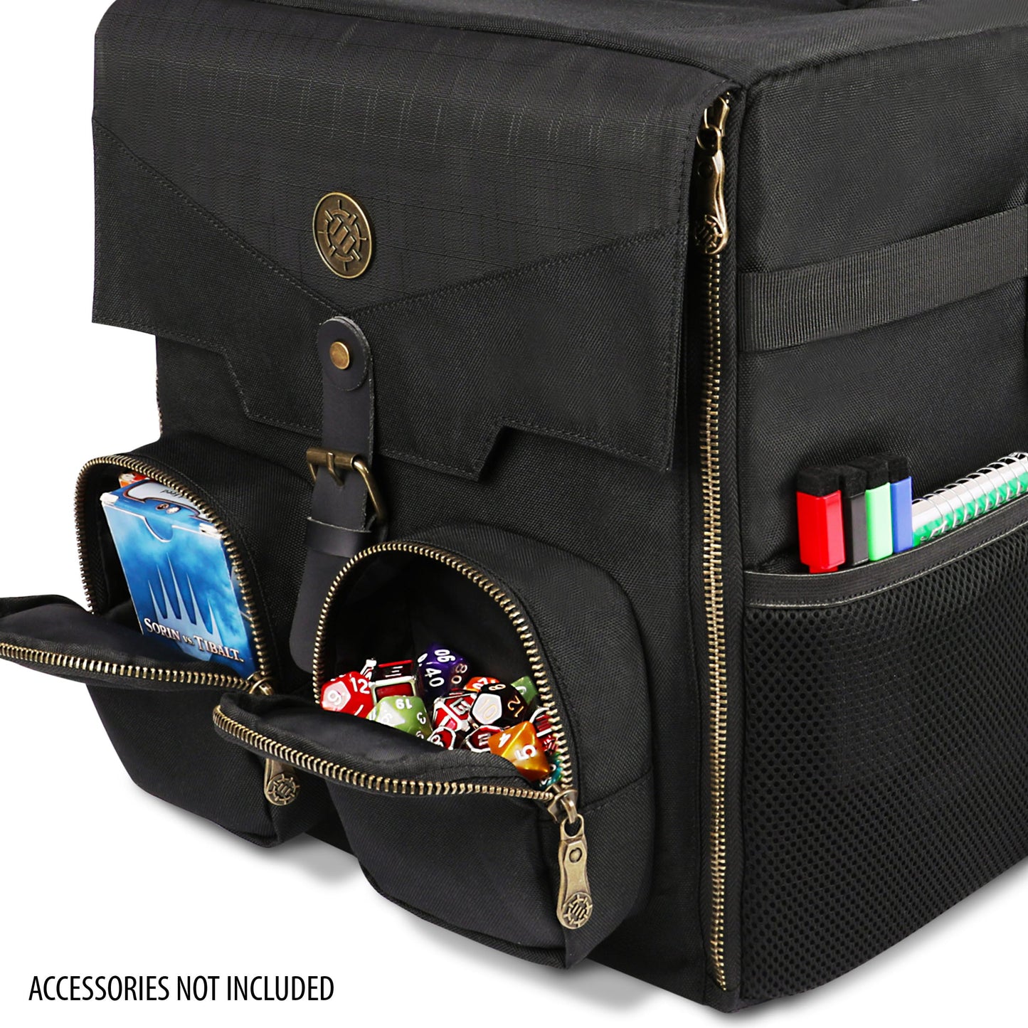 ENHANCE Board Game Shoulder Bag – Reinforced Storage, Padded Strap & Accessory Pockets