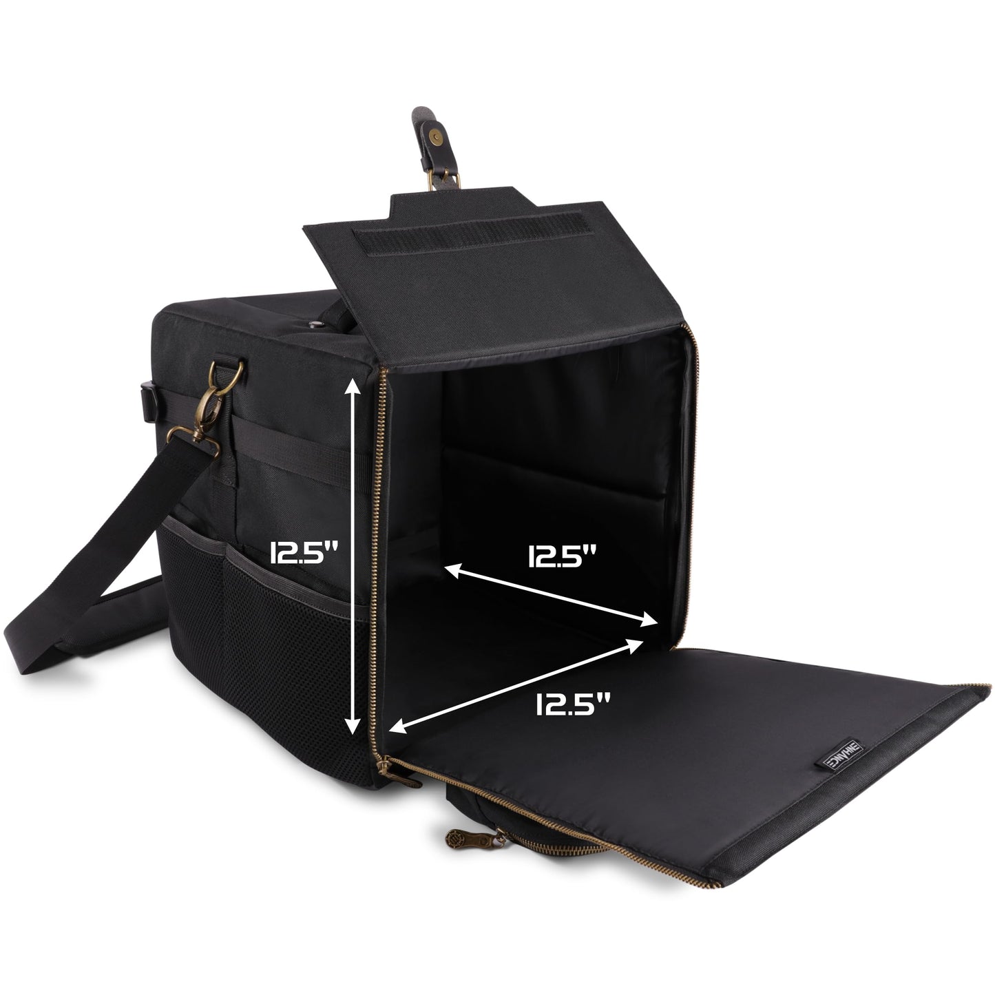 ENHANCE Board Game Shoulder Bag – Reinforced Storage, Padded Strap & Accessory Pockets