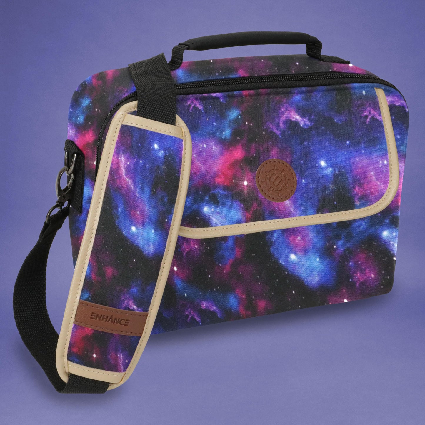 ENHANCE Designer Edition Compact MTG Bag Galaxy – Customizable Interior & Shoulder Strap