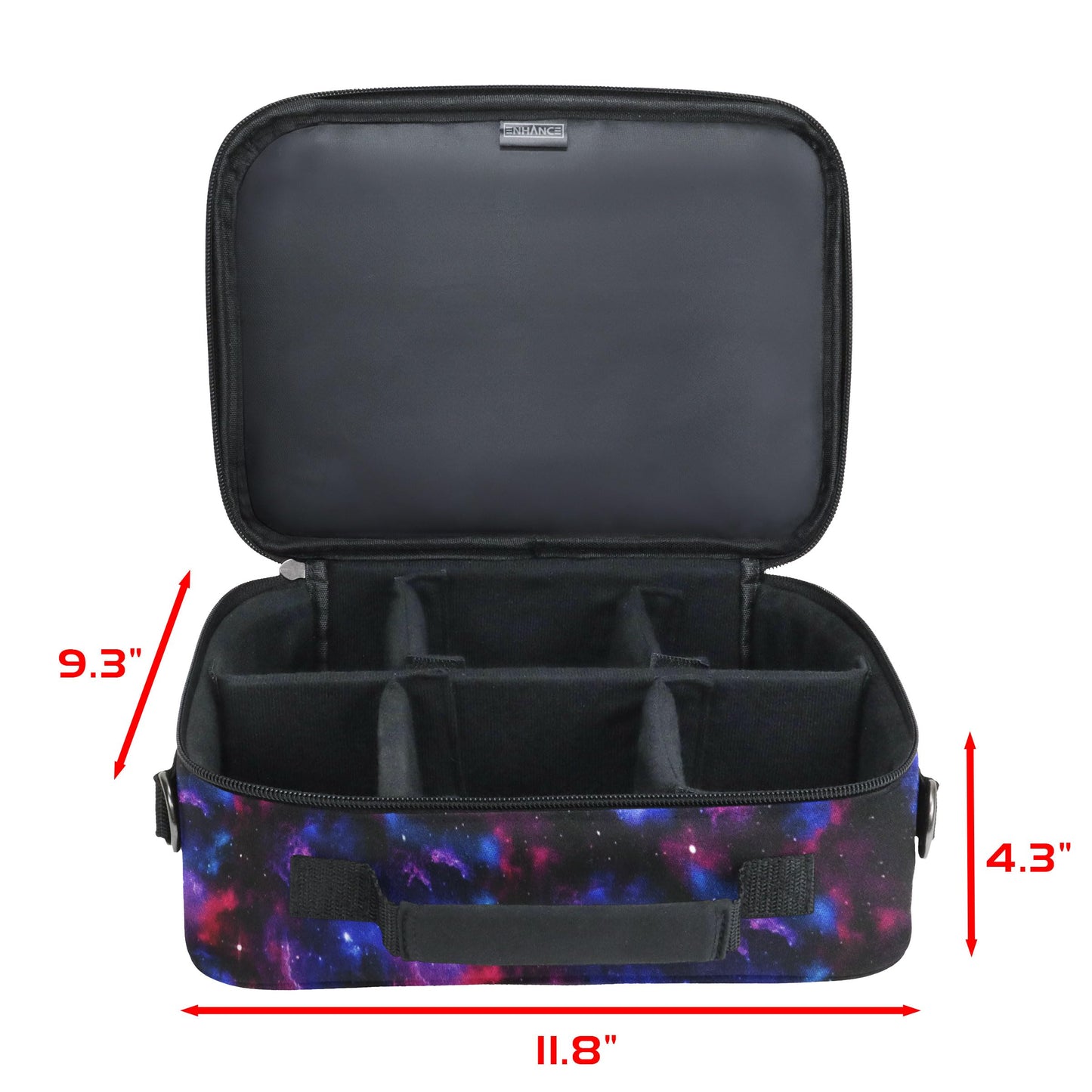 ENHANCE Designer Edition Compact MTG Bag Galaxy – Customizable Interior & Shoulder Strap