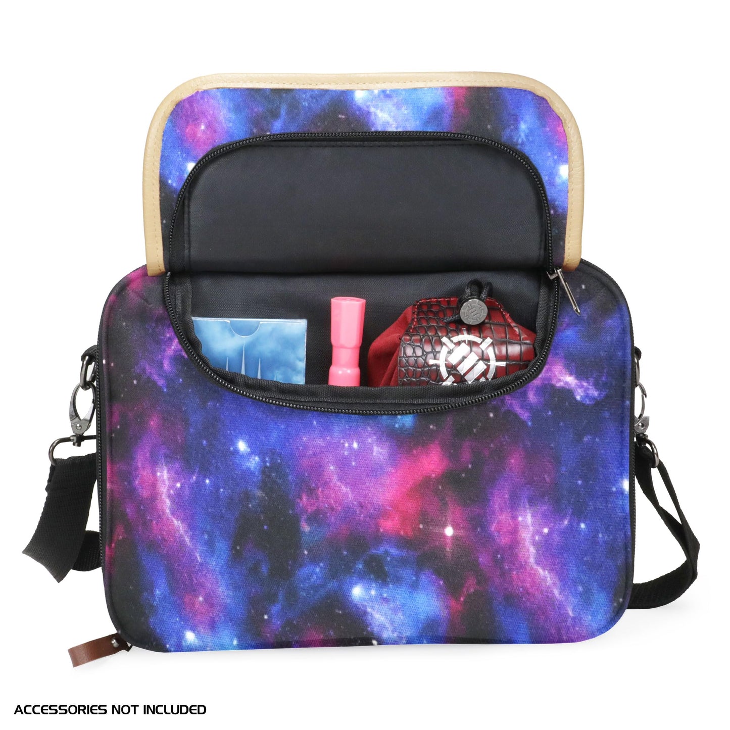 ENHANCE Designer Edition Compact MTG Bag Galaxy – Customizable Interior & Shoulder Strap