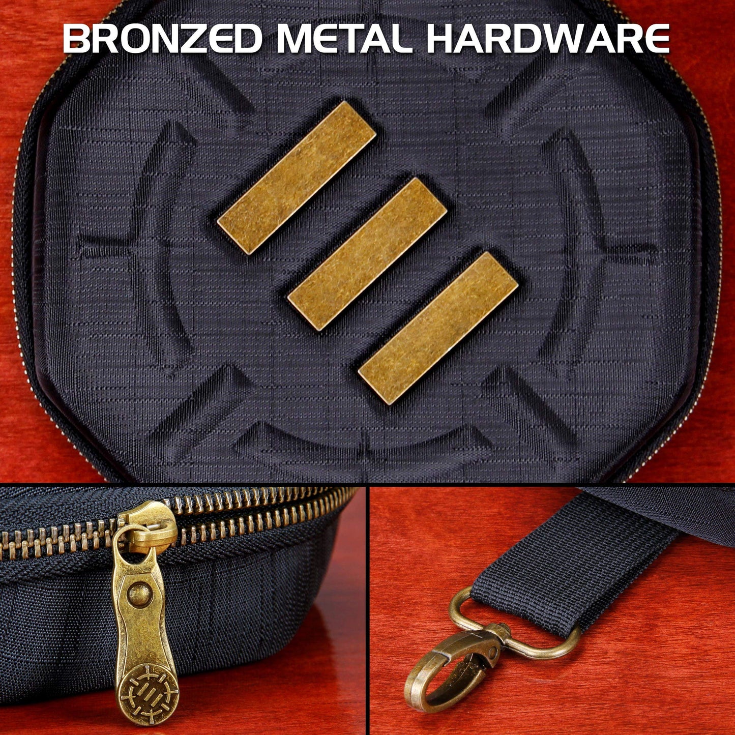 ENHANCE DND Dice Tray and Case – Holds 150+ Dice, Rugged Hard Shell, Soft Interior | Game Night Ready