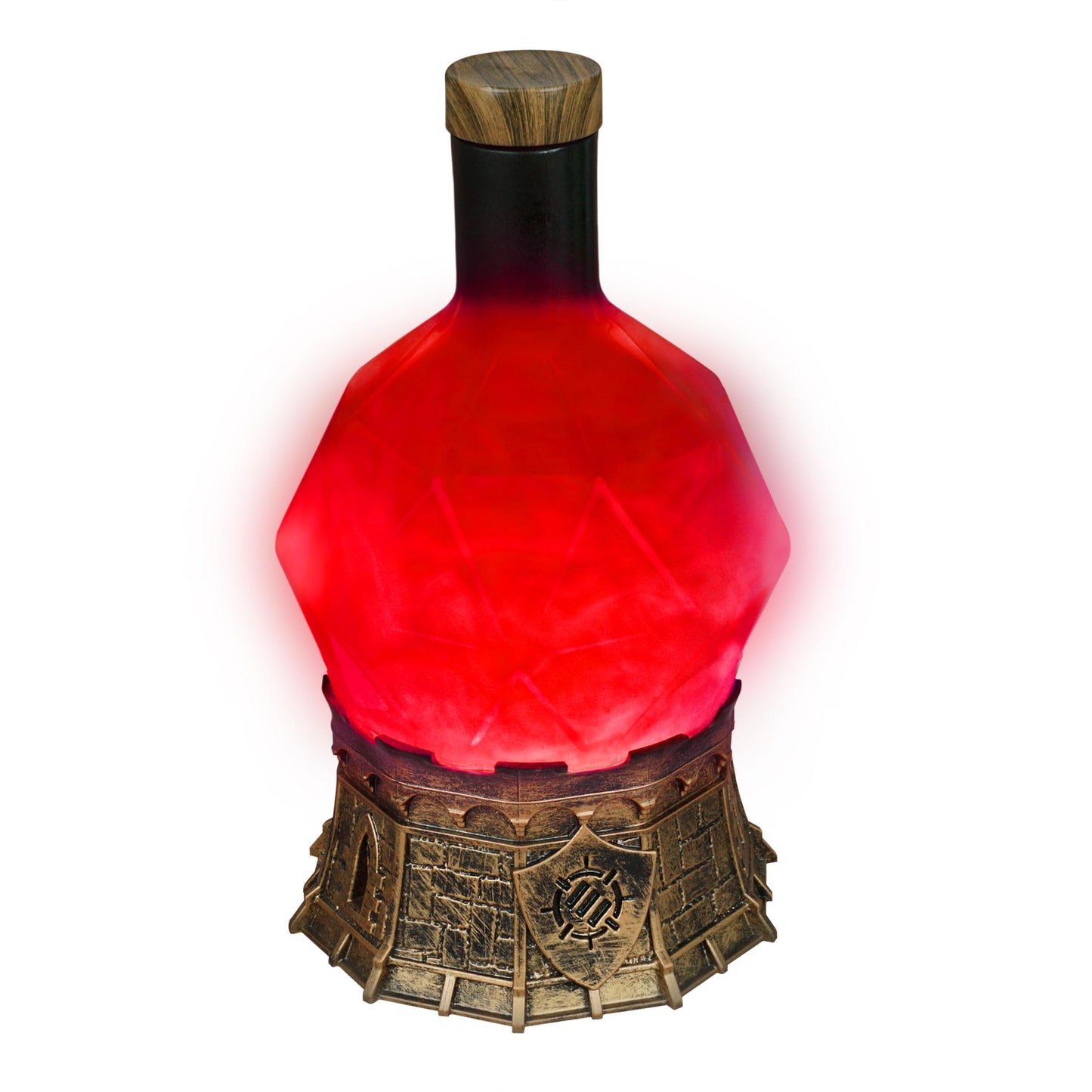 ENHANCE Gaming Sorcerer's Health Potion Light — Red Elixir Mood Bottle for RPG Immersion