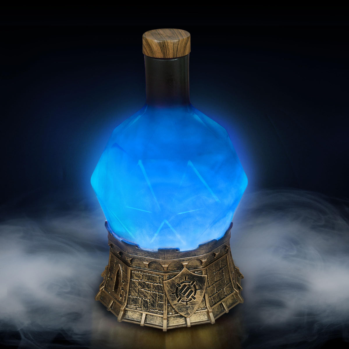 ENHANCE Gaming Sorcerer's Mana Potion Light — Blue Swirl Mood Lamp for TTRPG Tabletop Immersion