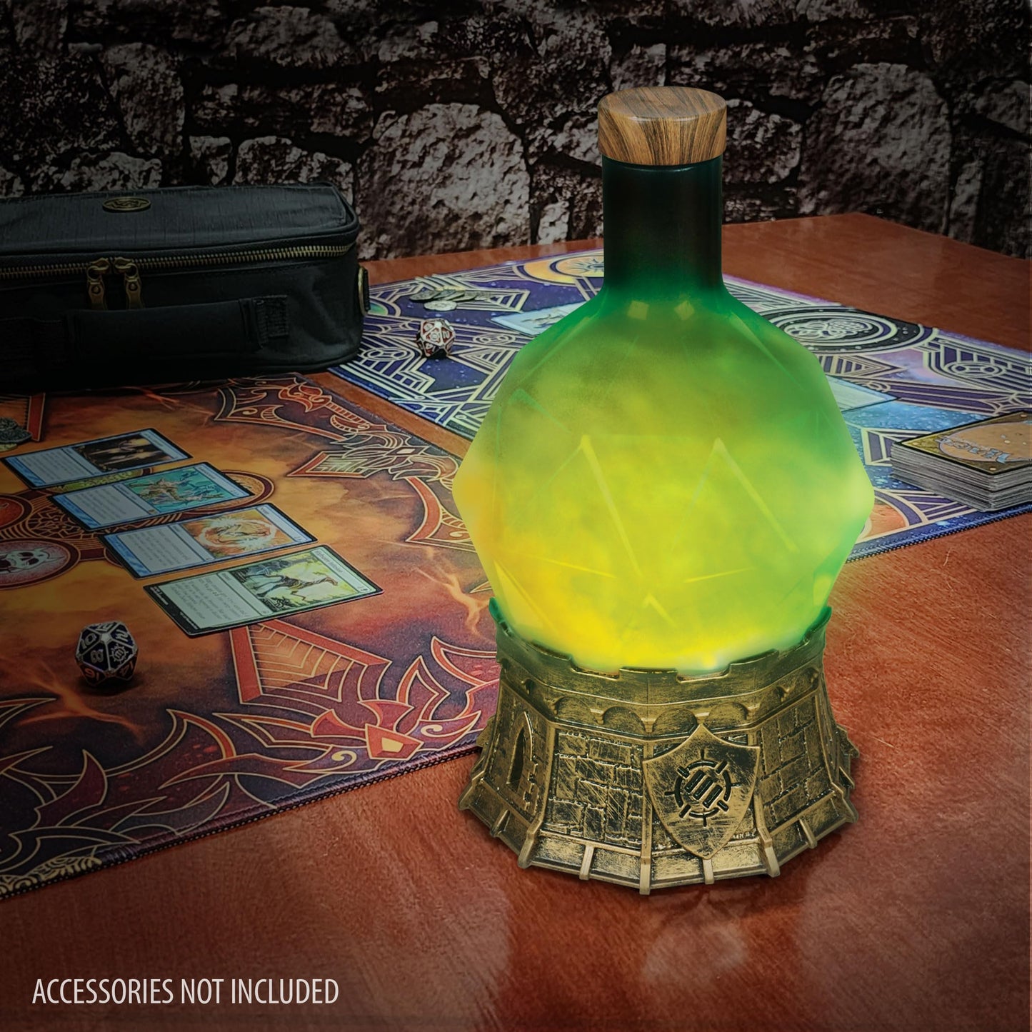 ENHANCE Gaming Sorcerer's Potion Light – Green Swirl Mood Lamp for RPG Immersion