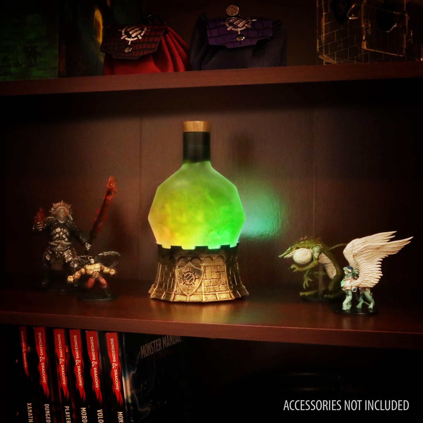 ENHANCE Gaming Sorcerer's Potion Light – Green Swirl Mood Lamp for RPG Immersion