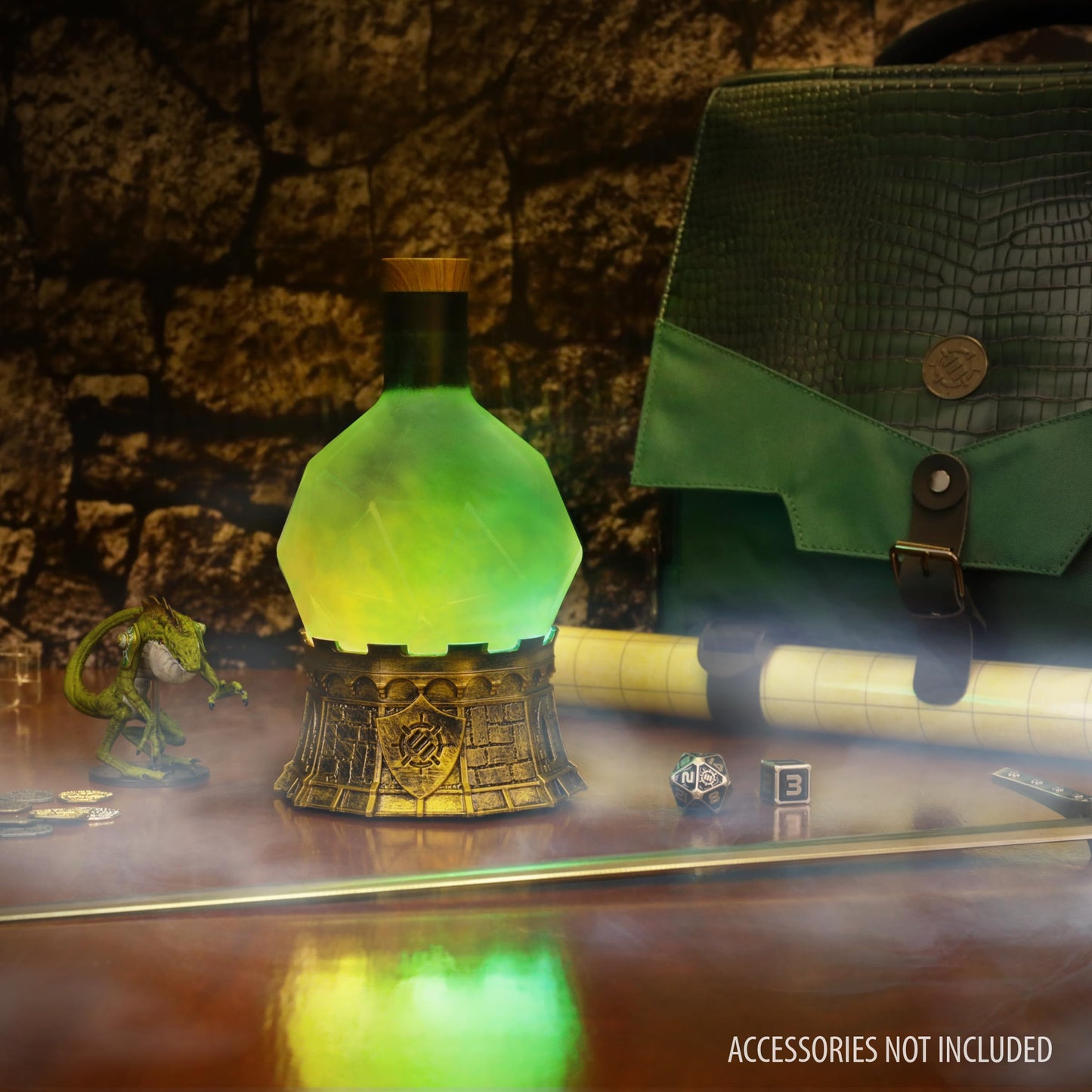 ENHANCE Gaming Sorcerer's Potion Light – Green Swirl Mood Lamp for RPG Immersion
