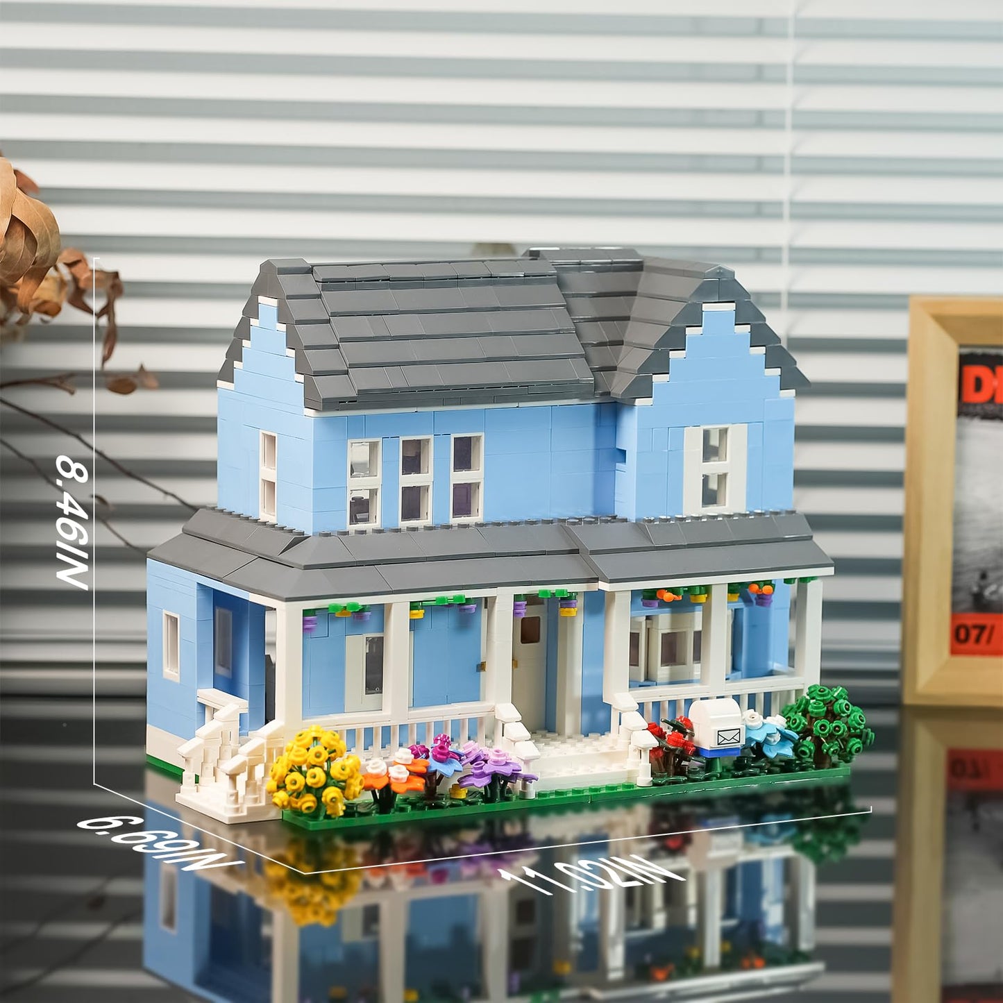 ENJBRICK Gilmore House Building Set — LEGO-Compatible Architecture Kit, 1524 Pieces for Girls