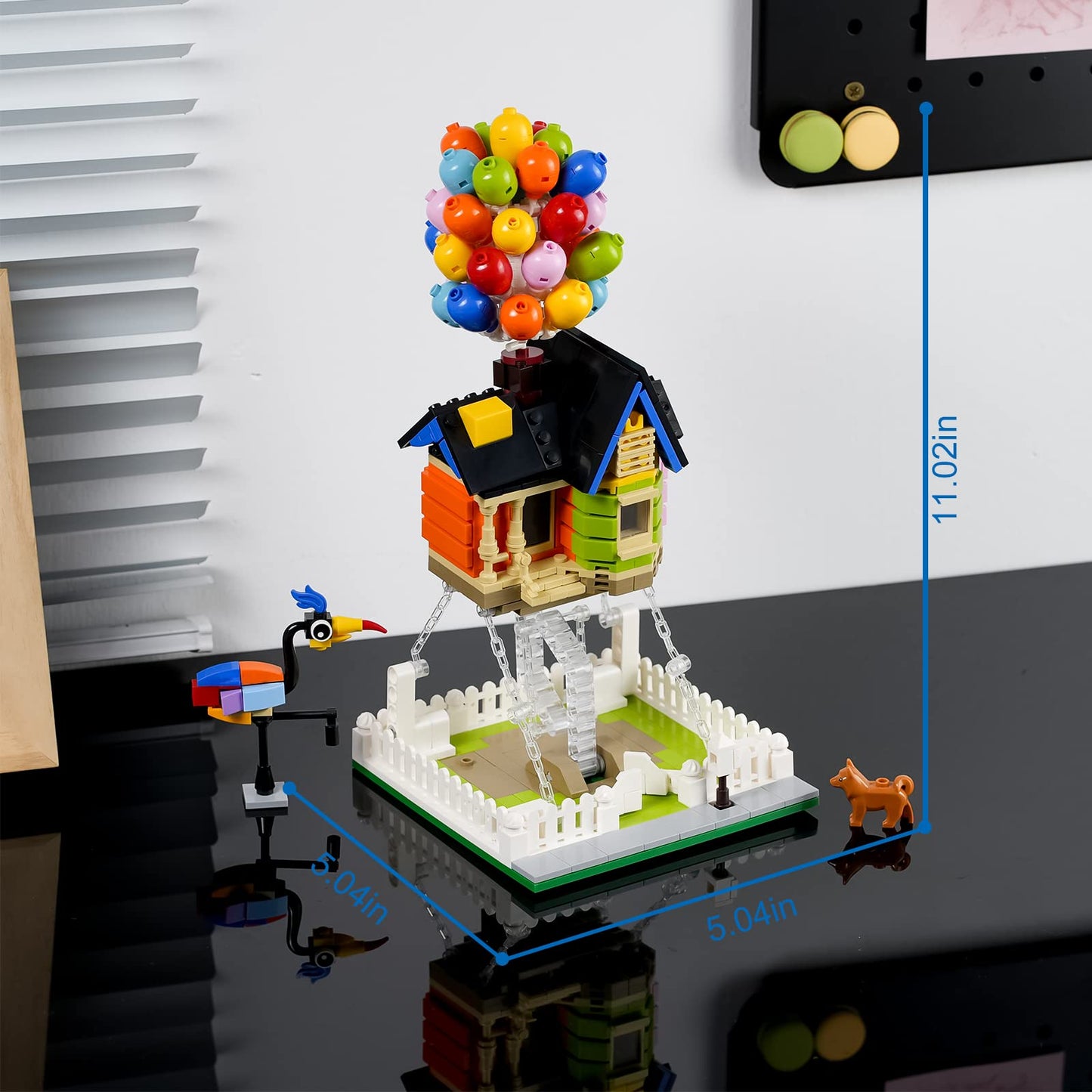 ENJBRICK Up Balloon House Building Kit – 635 Pieces for Kids 8–14 | Creative Tensegrity Sculptures