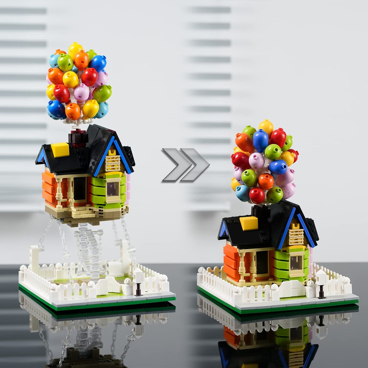 ENJBRICK Up Balloon House Building Kit – 635 Pieces for Kids 8–14 | Creative Tensegrity Sculptures