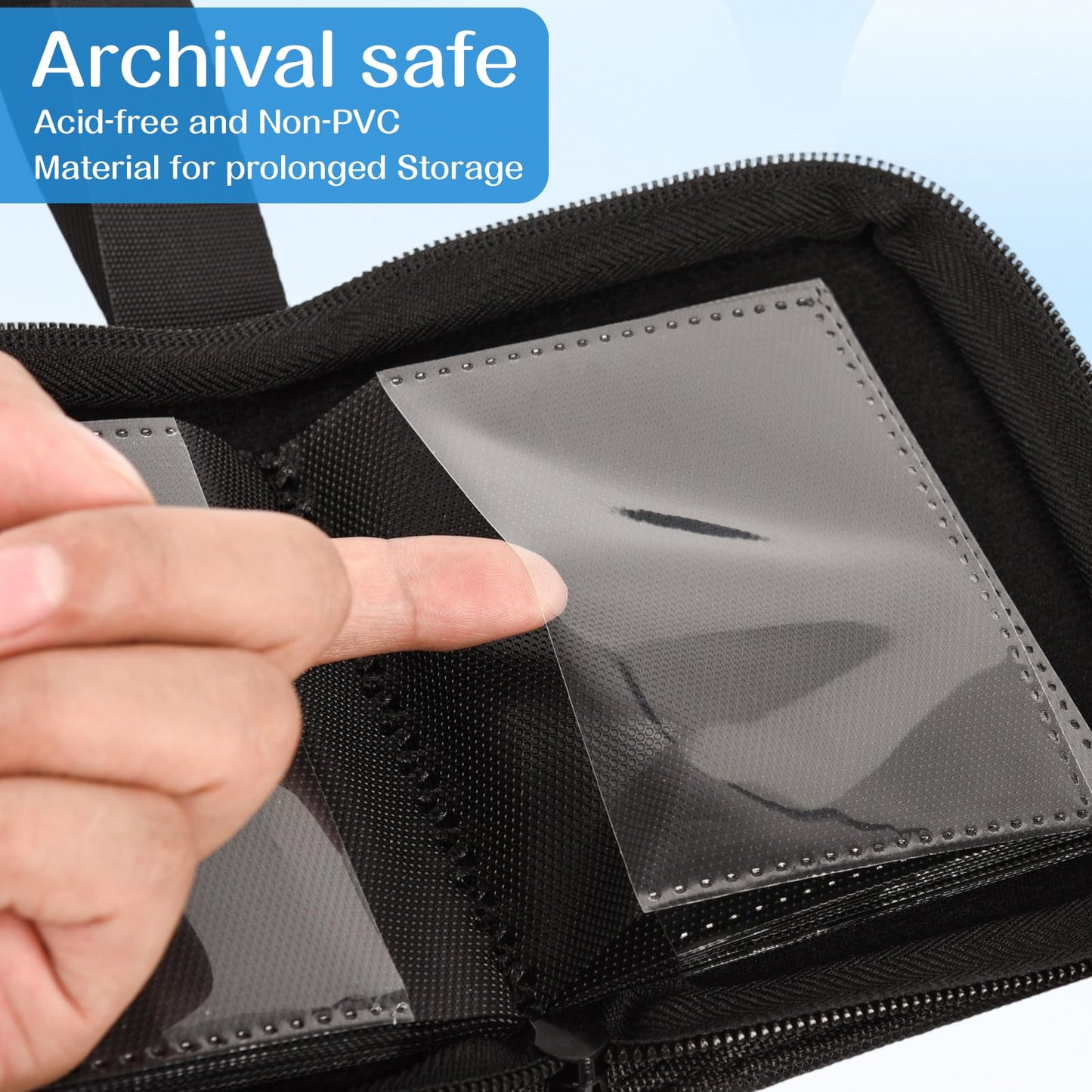 ENJOHN 1 Pocket Card Binder – 40-Card Mini Album for TCG & Sports