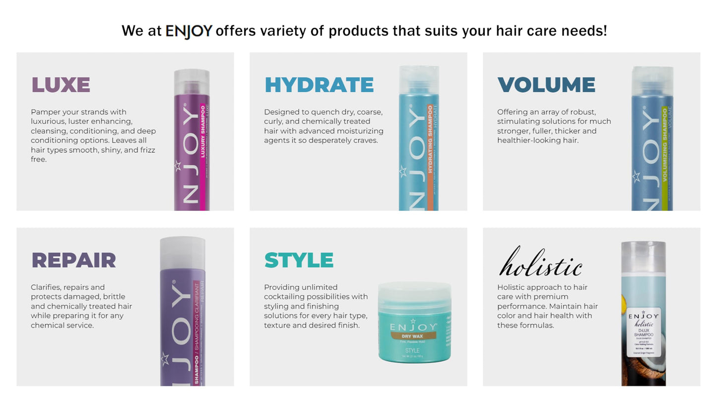Enjoy Hair Care Balancing Shampoo – Sulfate Free for Color Treated Hair