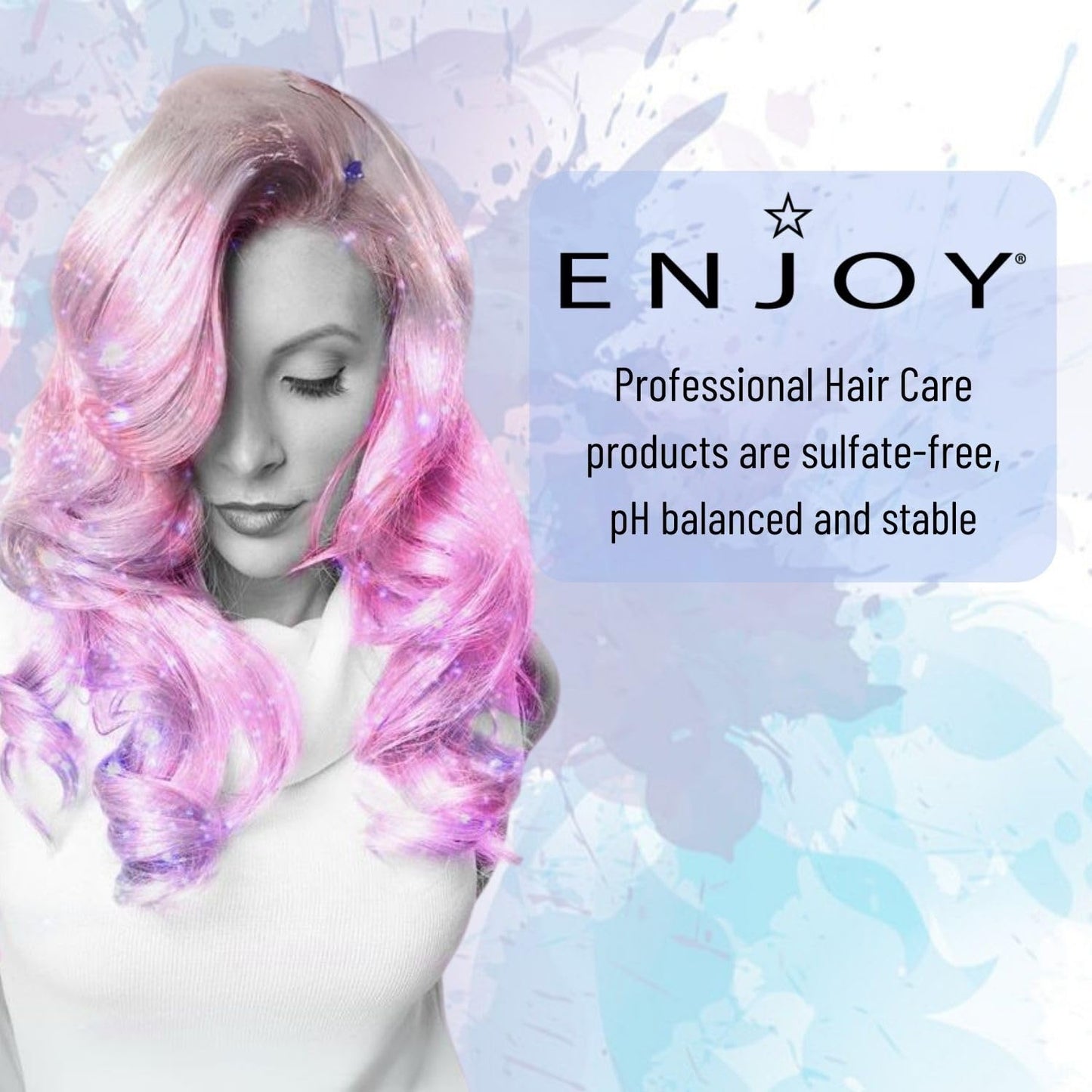 Enjoy Texture & Volume Spray for Curly Hair – Anti-Frizz Conditioning Detangler | 3.4 Fl Oz
