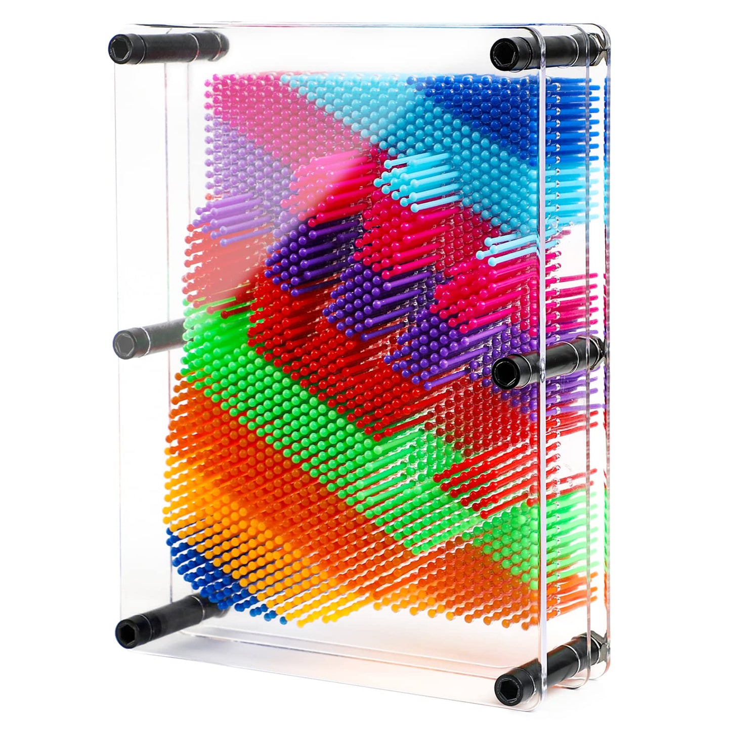ENJSD 3D Pin Art Toy – Sensory Board for Kids, Creative Play & Color Recognition