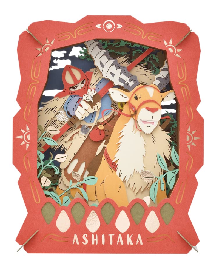 Ensky Princess Mononoke Ashitaka Paper Theater Craft – Collectible Diorama Kit