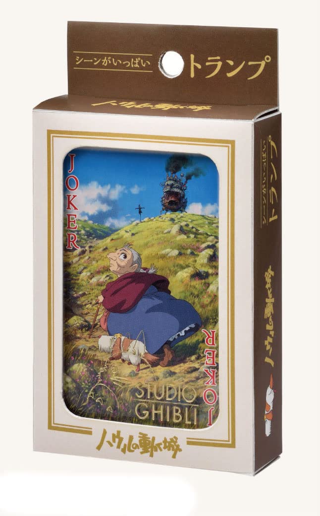 Ensky Howl's Moving Castle Movie Scene Playing Cards – Official Bandai Namco Licensed Deck