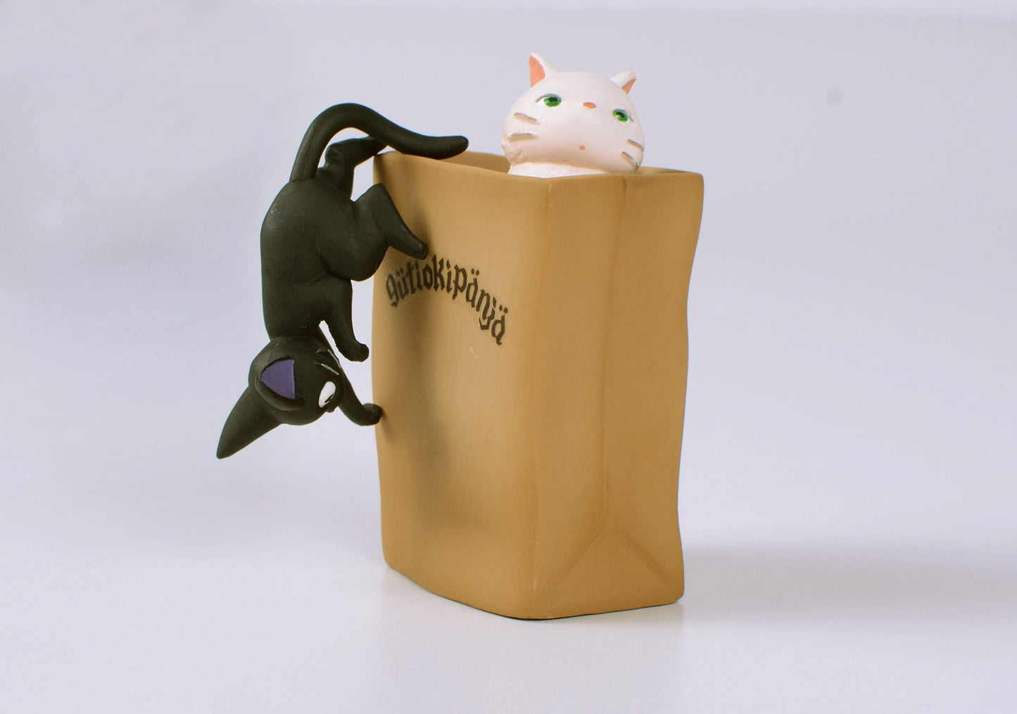 Ensky - Kiki's Delivery Service Jiji Stacking Figures | Collectible Ornament Set