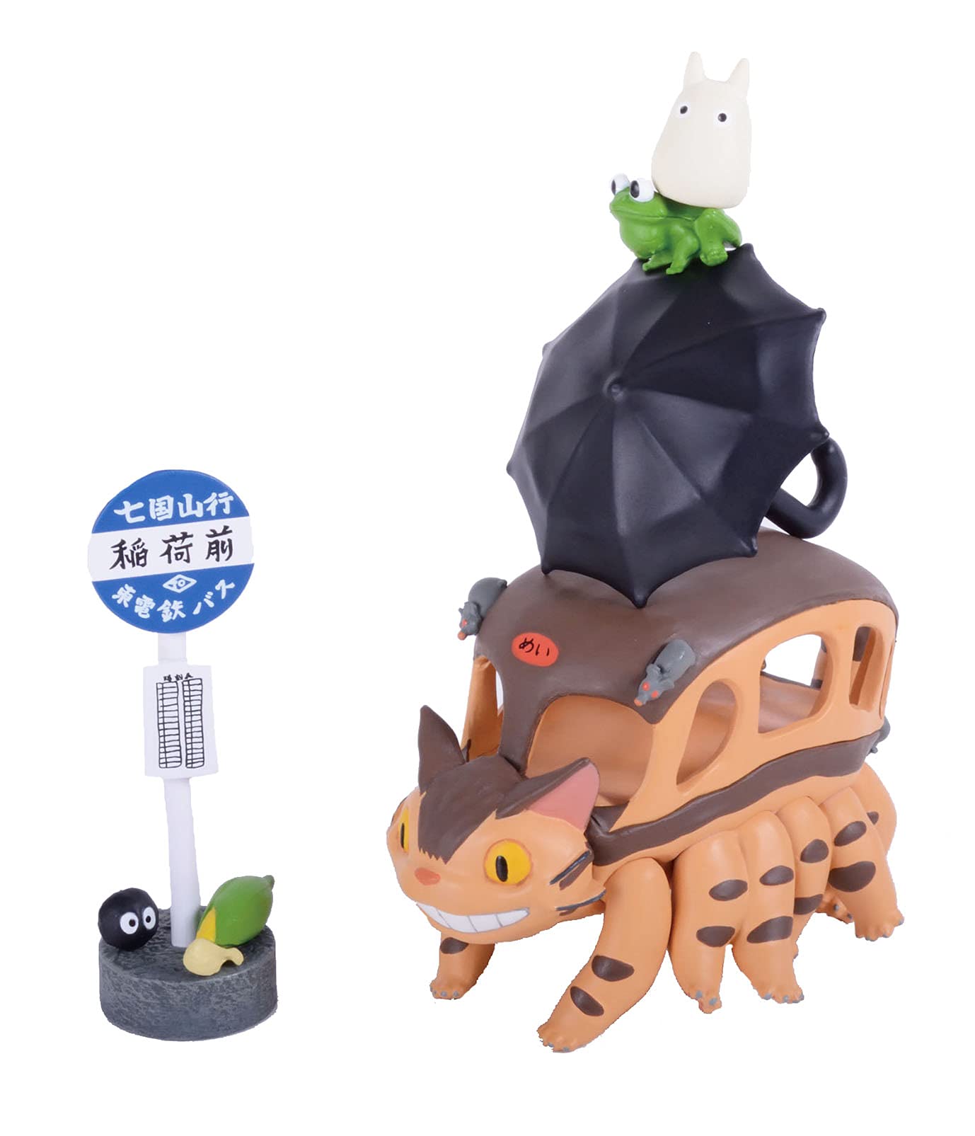 Ensky My Neighbor Totoro Catbus Nosechara Stacking Figure NOS-51 | Official Licensed Collectible
