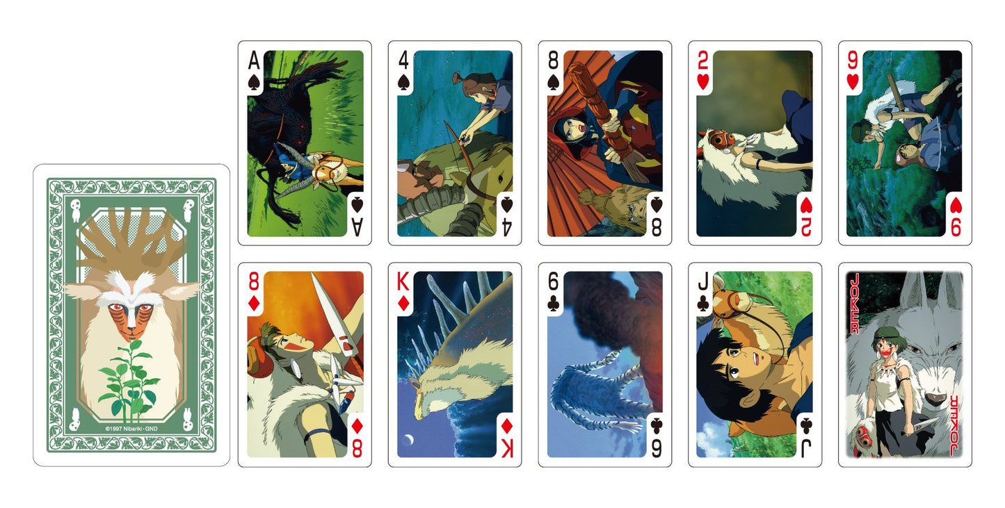 Ensky Princess Mononoke Playing Cards – Full of Scenes