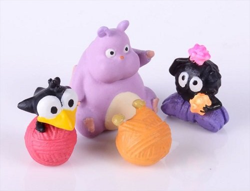 Ensky Spirited Away Nosechara Stacking Figures — No Face & Friends (Licensed)
