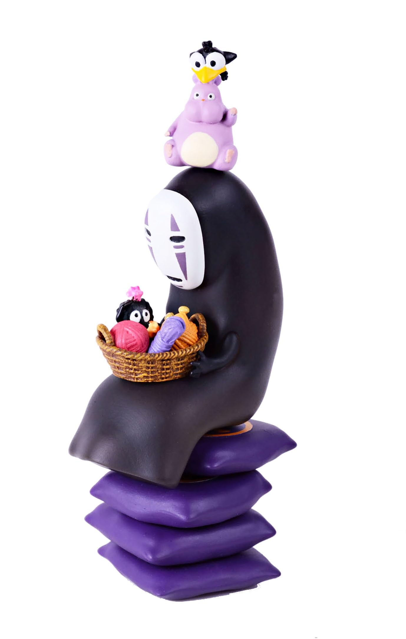 Ensky Spirited Away Nosechara Stacking Figures — No Face & Friends (Licensed)