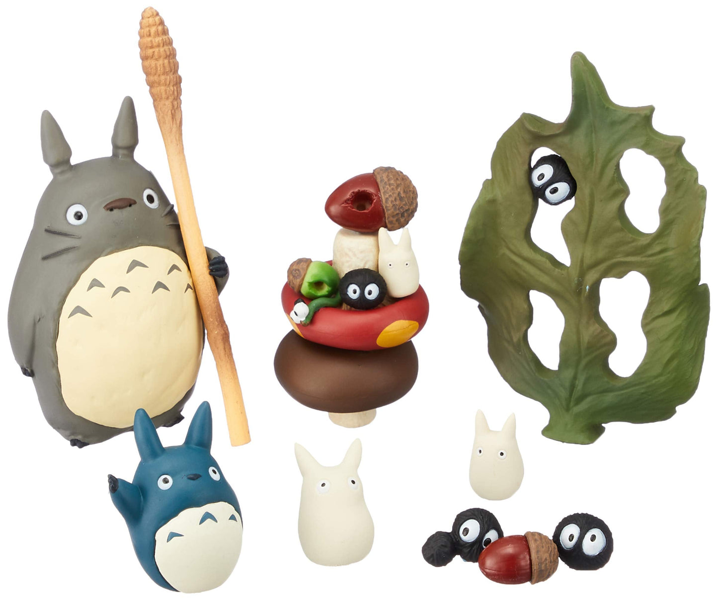 Ensky My Neighbor Totoro Totoro Assortment Stacking Figures - Official Studio Ghibli Merchandise
