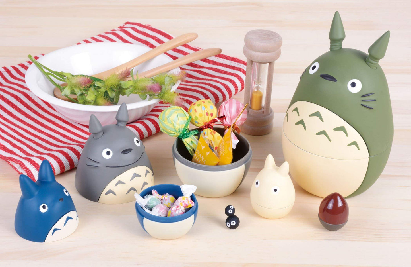 Ensky Totoro Nesting Dolls - Official Studio Ghibli Merchandise | My Neighbor Totoro