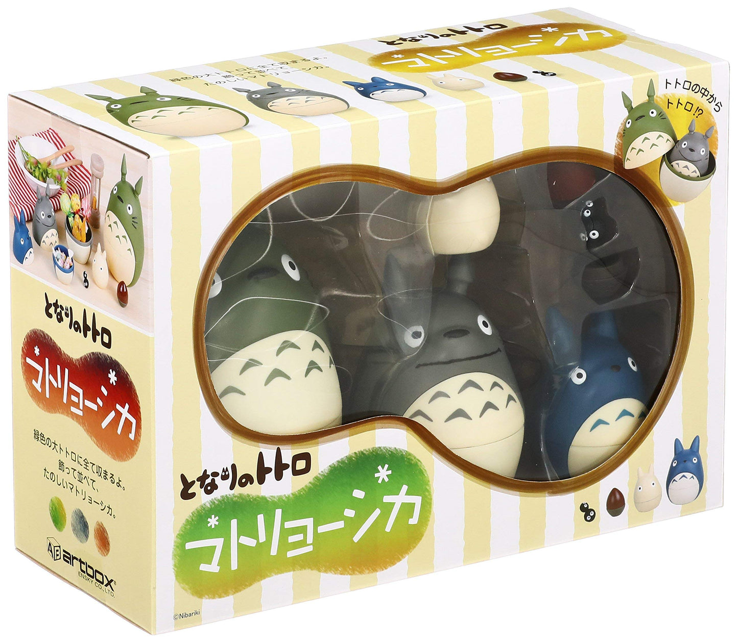 Ensky Totoro Nesting Dolls - Official Studio Ghibli Merchandise | My Neighbor Totoro