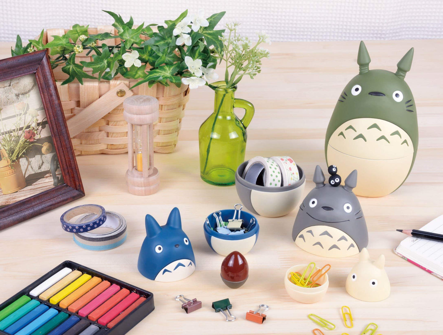 Ensky Totoro Nesting Dolls - Official Studio Ghibli Merchandise | My Neighbor Totoro