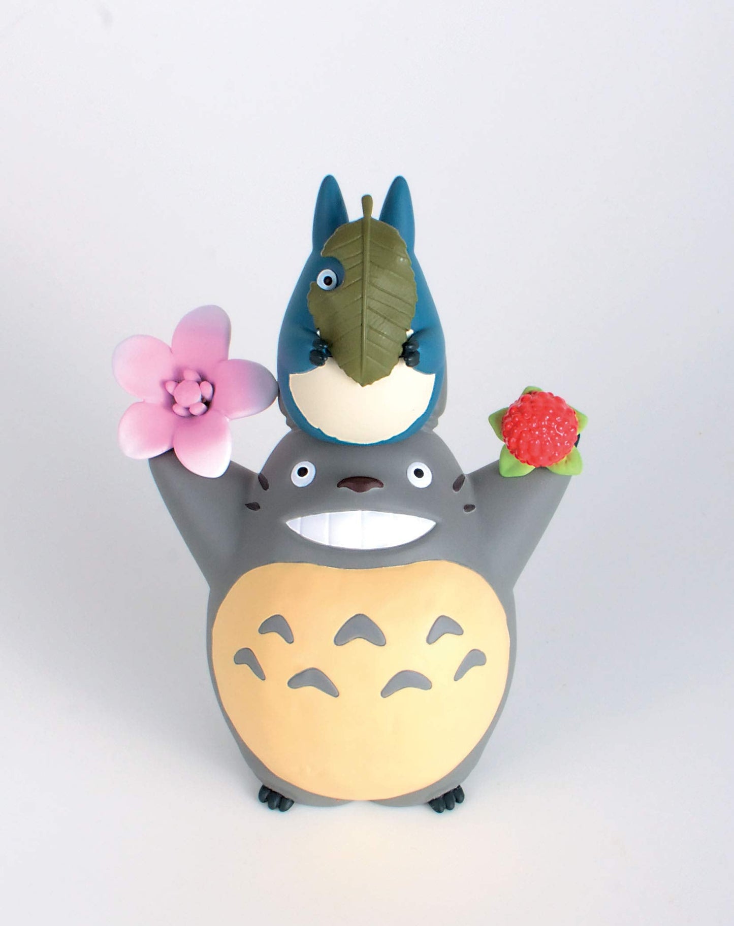 Ensky My Neighbor Totoro Nosechara Stacking Figures - 13-Piece Flower Set (Official US License)