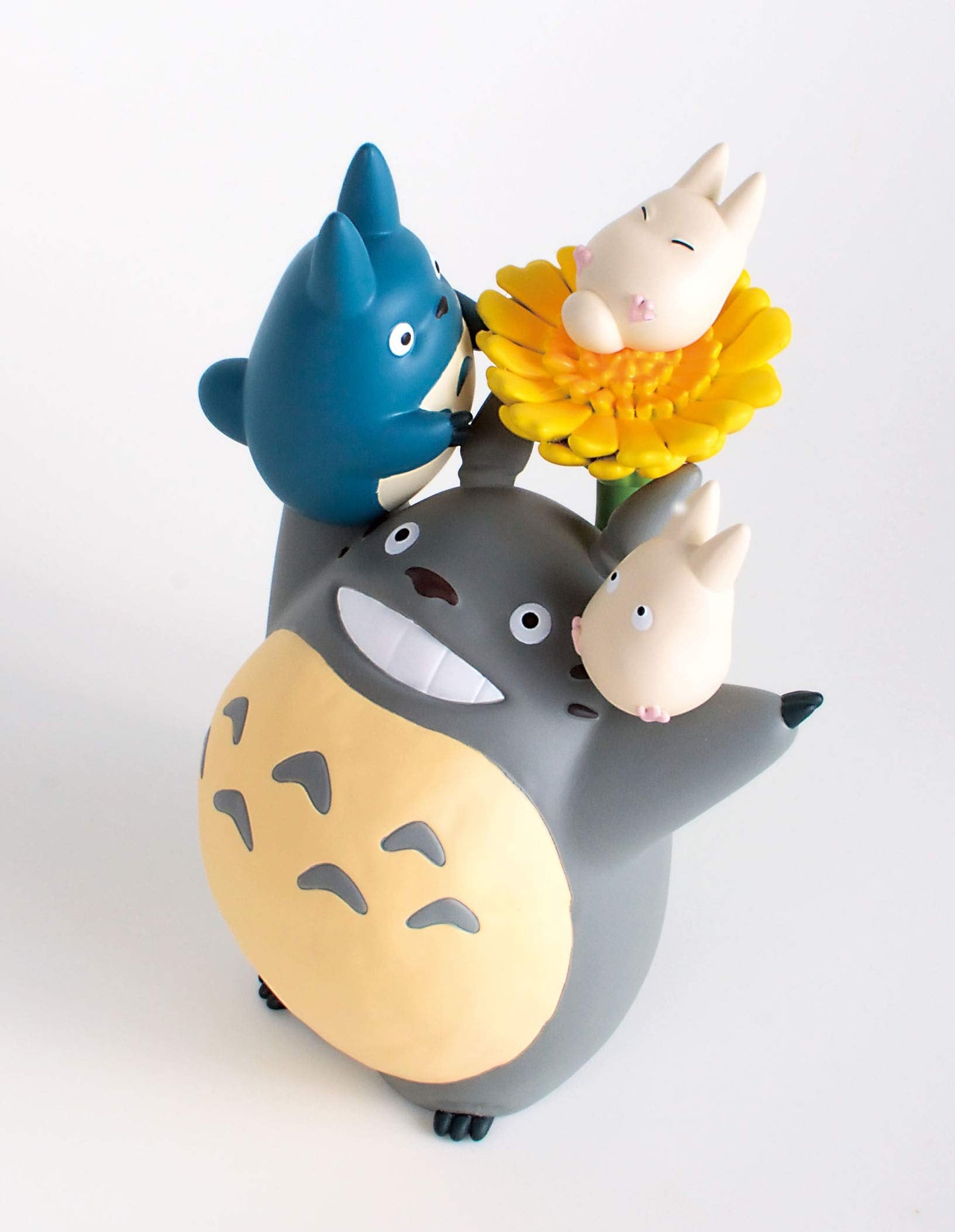 Ensky My Neighbor Totoro Nosechara Stacking Figures - 13-Piece Flower Set (Official US License)