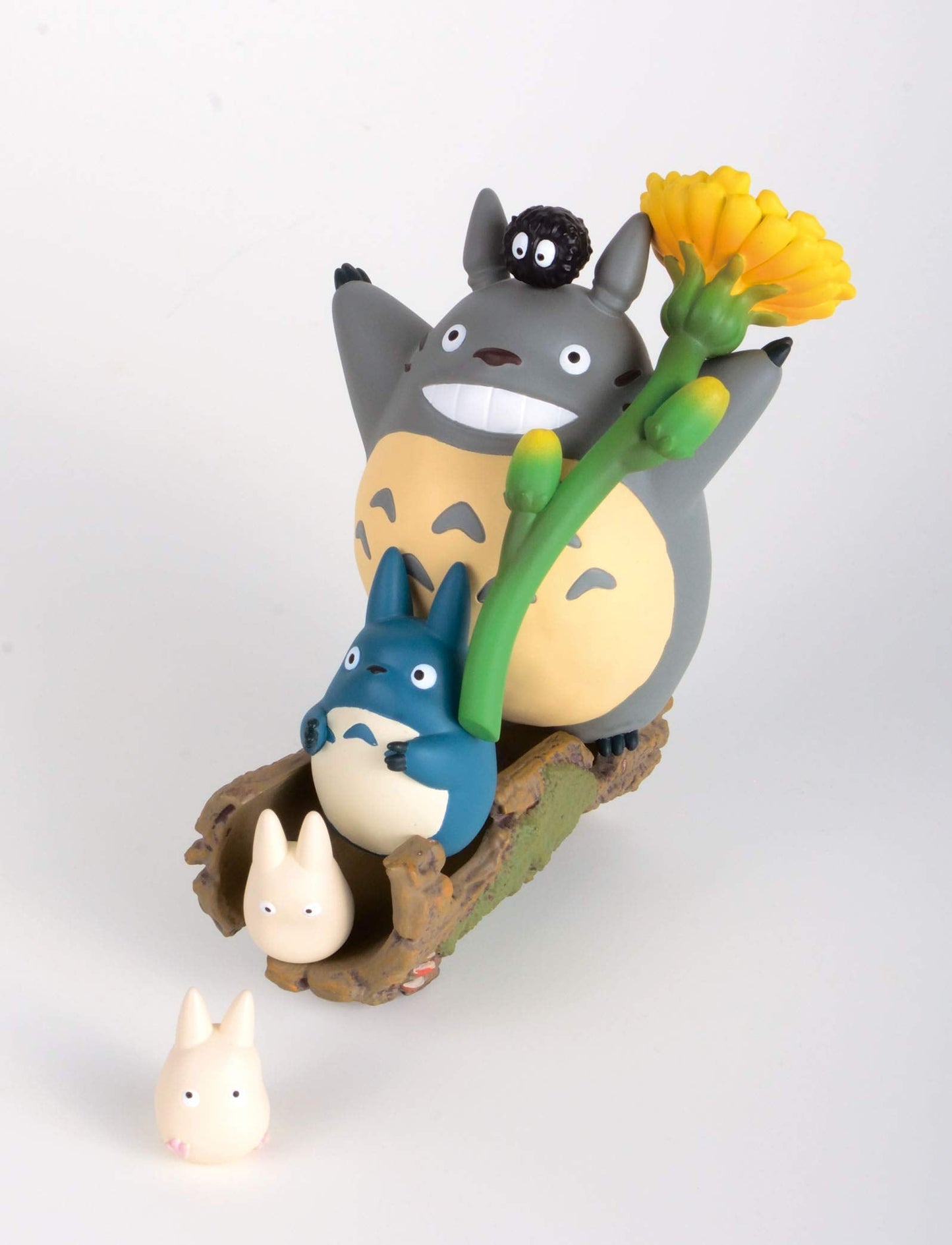 Ensky My Neighbor Totoro Nosechara Stacking Figures - 13-Piece Flower Set (Official US License)