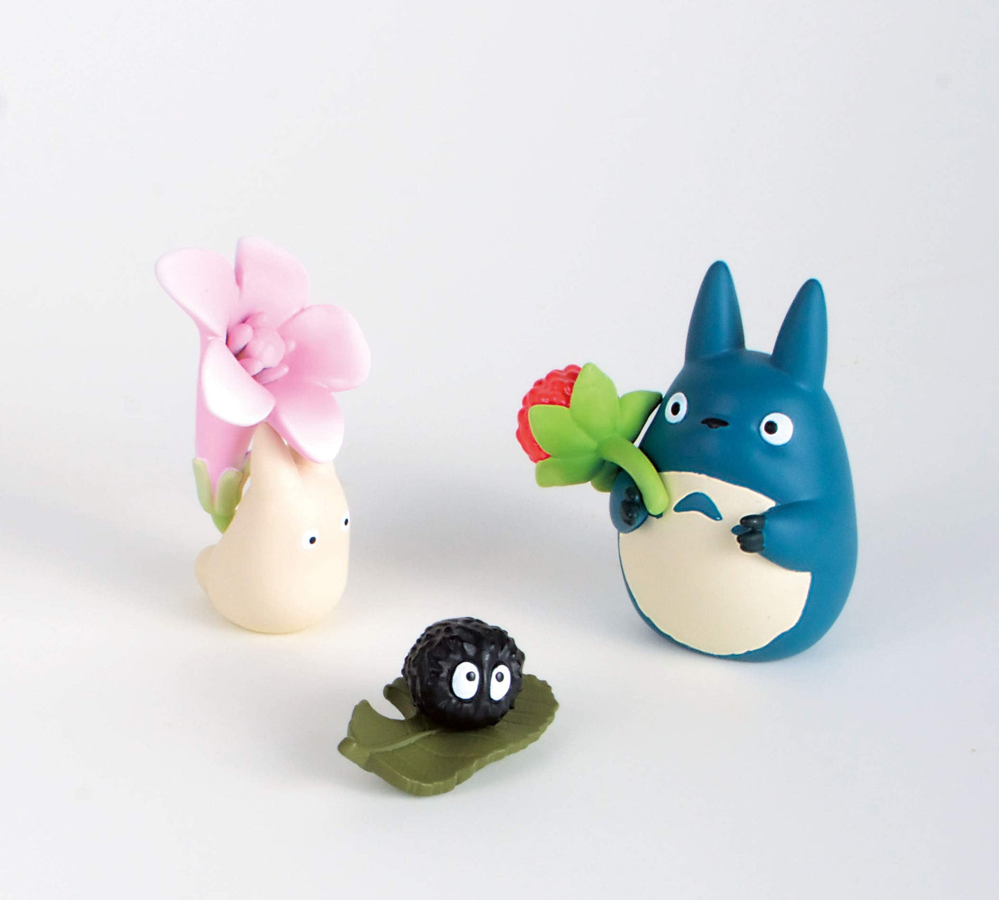 Ensky My Neighbor Totoro Nosechara Stacking Figures - 13-Piece Flower Set (Official US License)