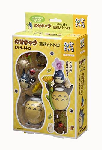 Ensky My Neighbor Totoro Nosechara Stacking Figures - 13-Piece Flower Set (Official US License)