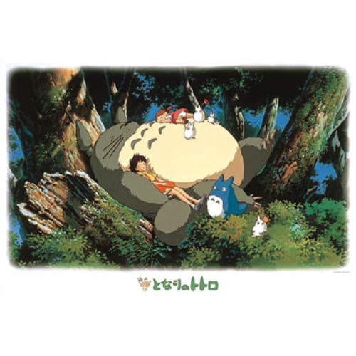 Ensky My Neighbor Totoro Sleeping on Tree Jigsaw Puzzle - 1000 Pieces, 20 by 30 inches, Officially Licensed