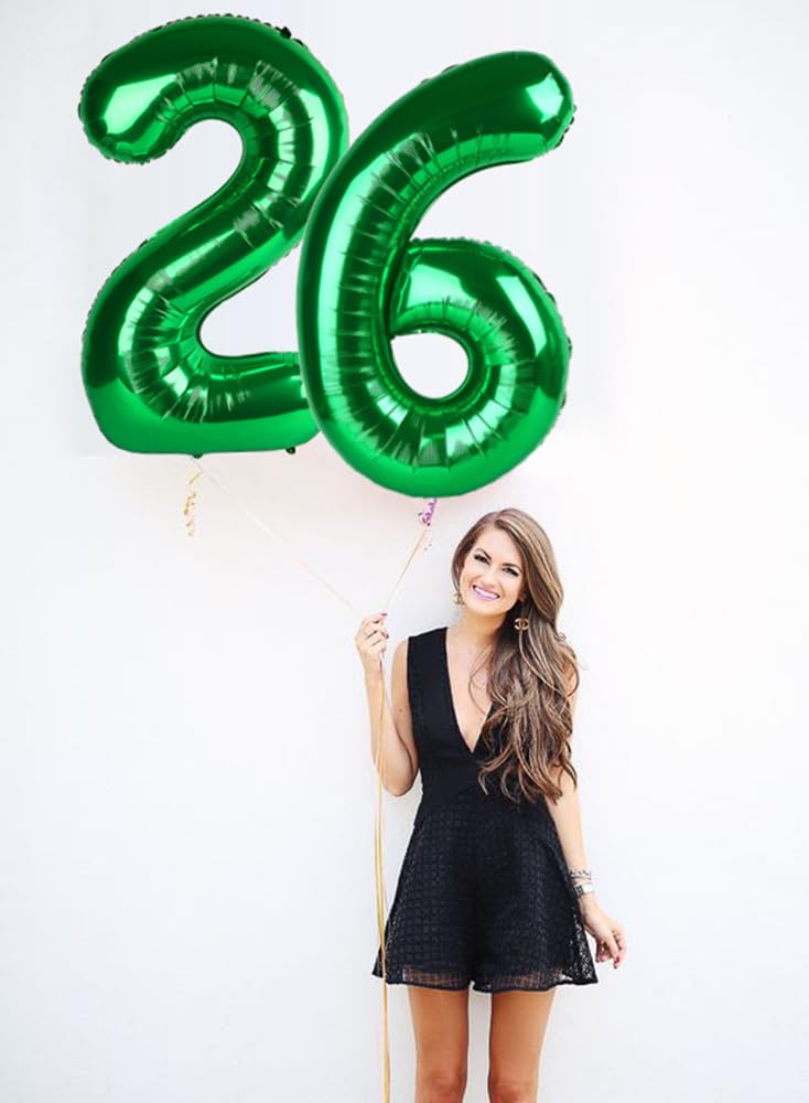 Enyeopd Giant 60 Balloon - 40 Inch Dark Green Birthday Decor